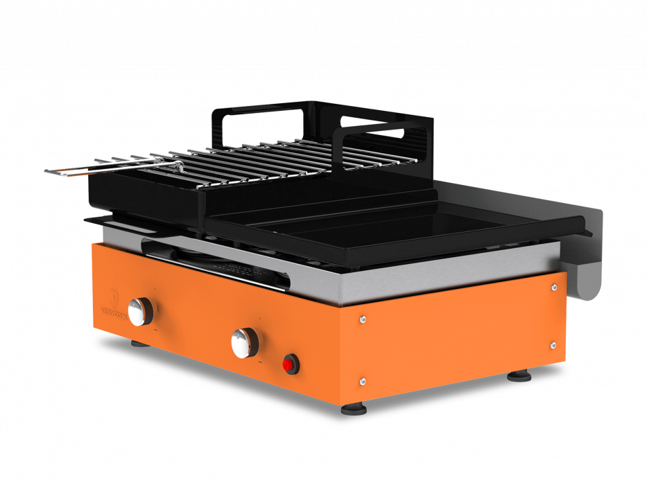 Verysmart Plancha-Gasgrill und Holzkohlegrill ☀ Verycook