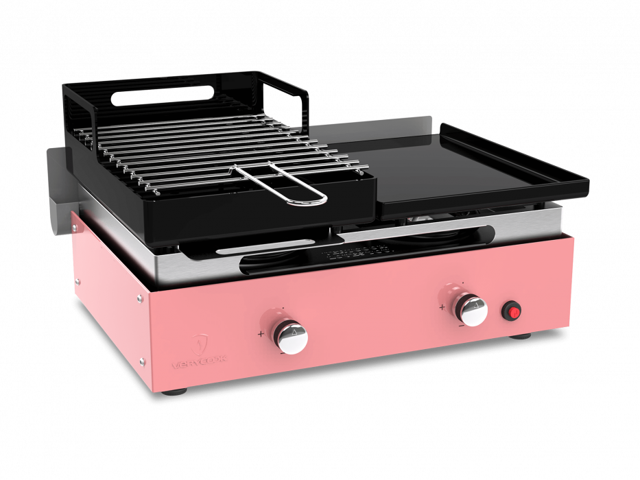 Verysmart Plancha-Gasgrill und Holzkohlegrill ☀ Verycook