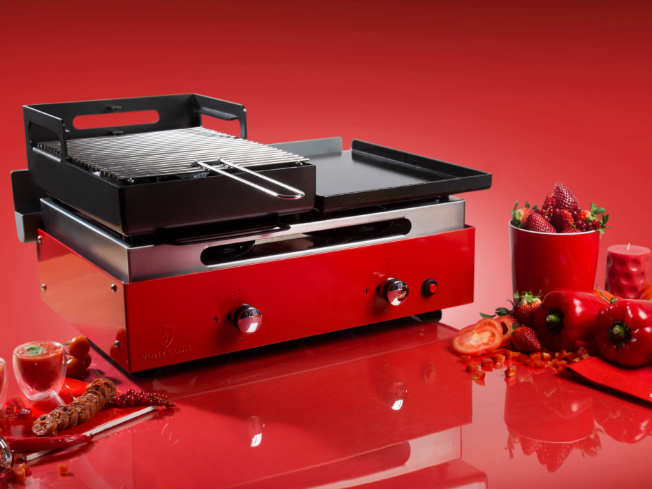 Verysmart Plancha-Gasgrill und Holzkohlegrill ☀ Verycook