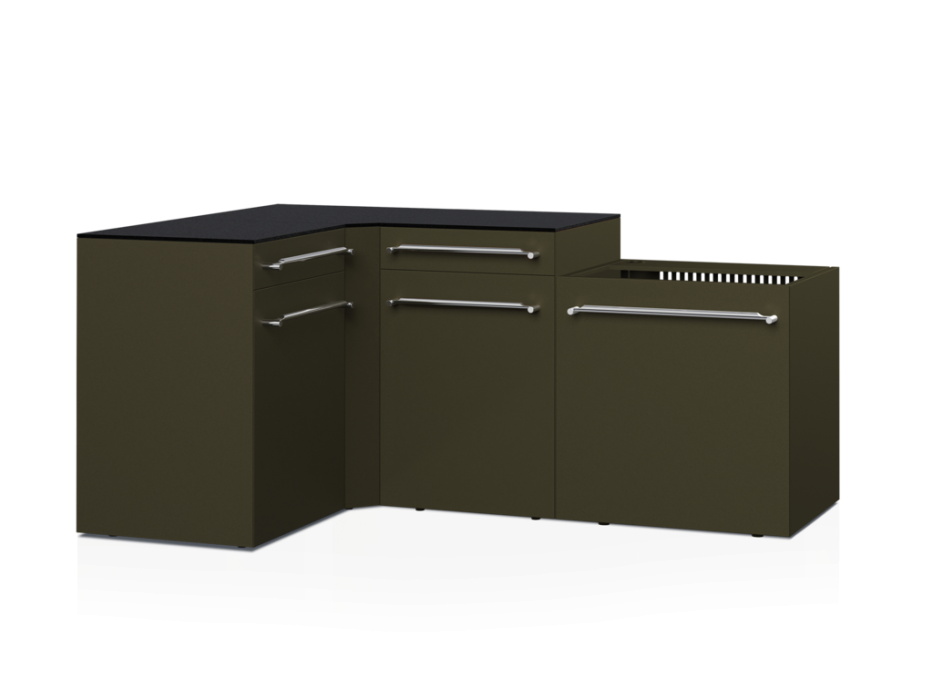 Cuisine d'extérieur Fusion avec angle 4 modules - 188 cm