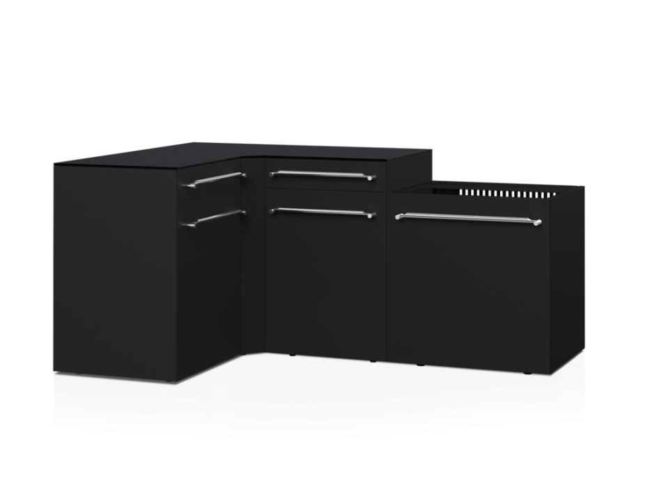 Cuisine d'extérieur Fusion avec angle 4 modules - 188 cm