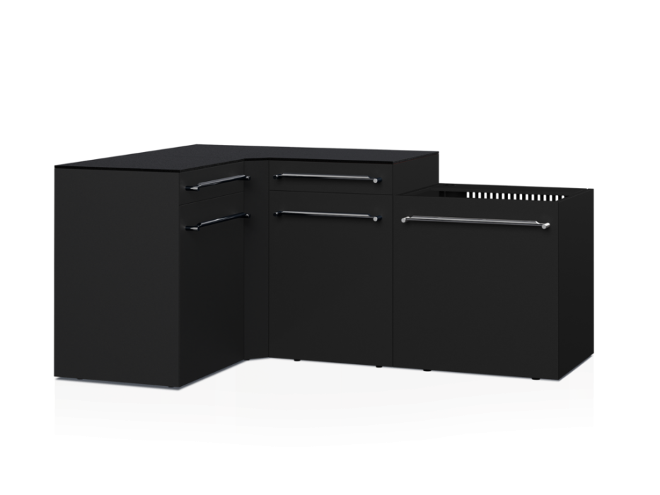 Cuisine d'extérieur Fusion avec angle 4 modules - 188 cm