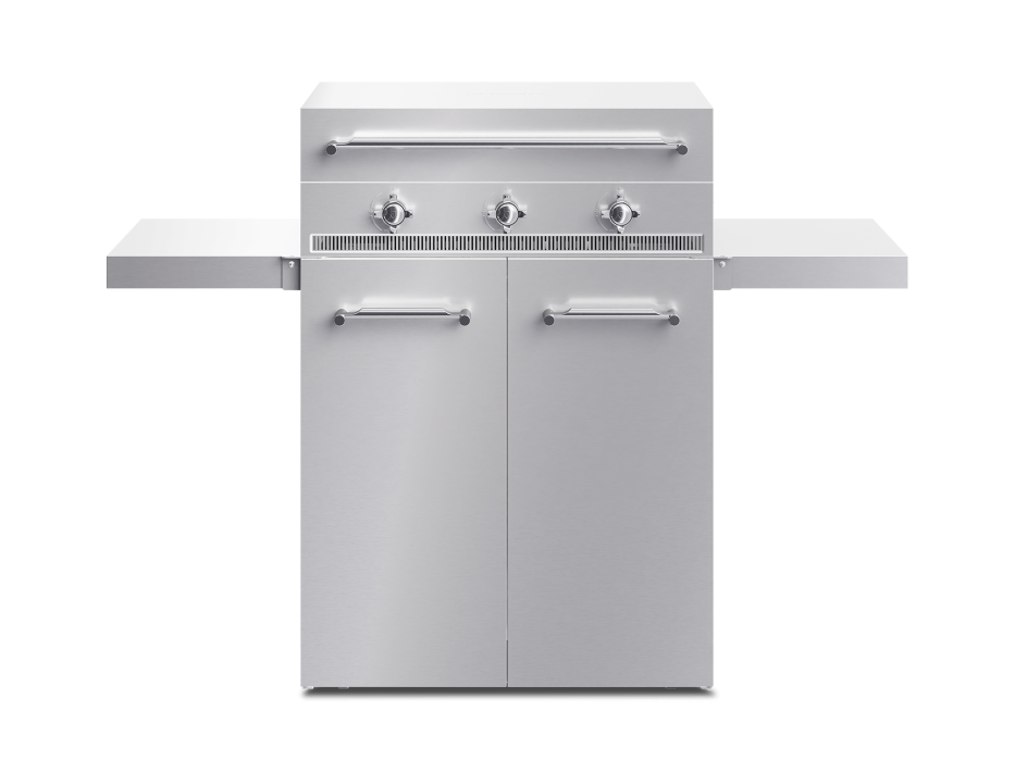 Plancha-Gasgrill EXCELLENCE 3 Brenner - emaillierte...