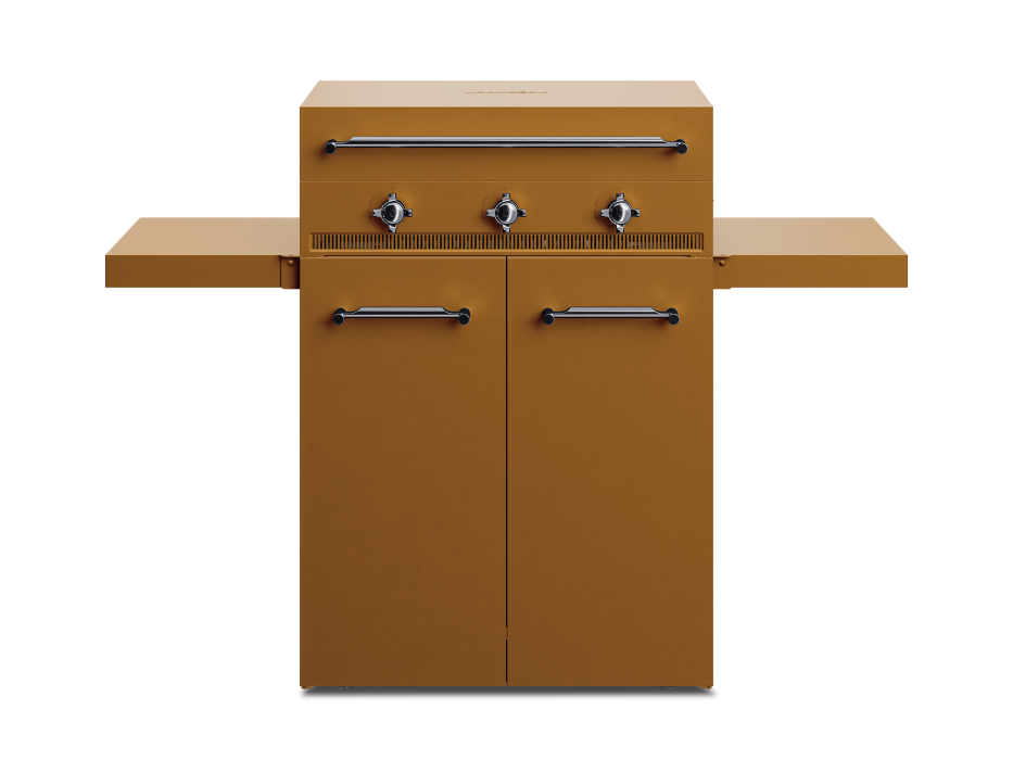 Plancha-Gasgrill EXCELLENCE 3 Brenner - emaillierte...