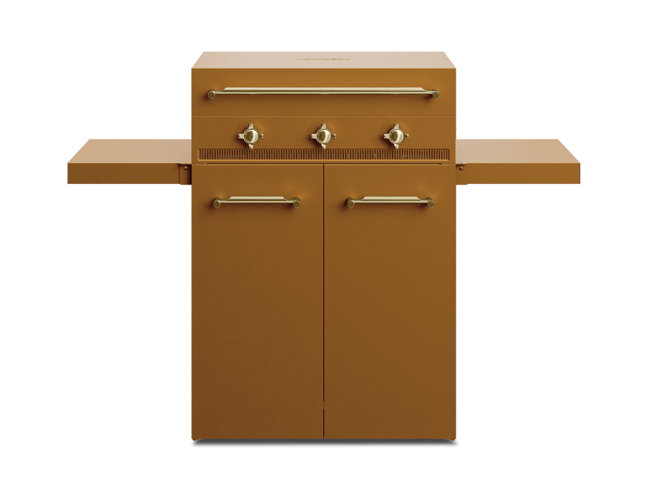 Plancha-Gasgrill EXCELLENCE 3 Brenner - emaillierte...